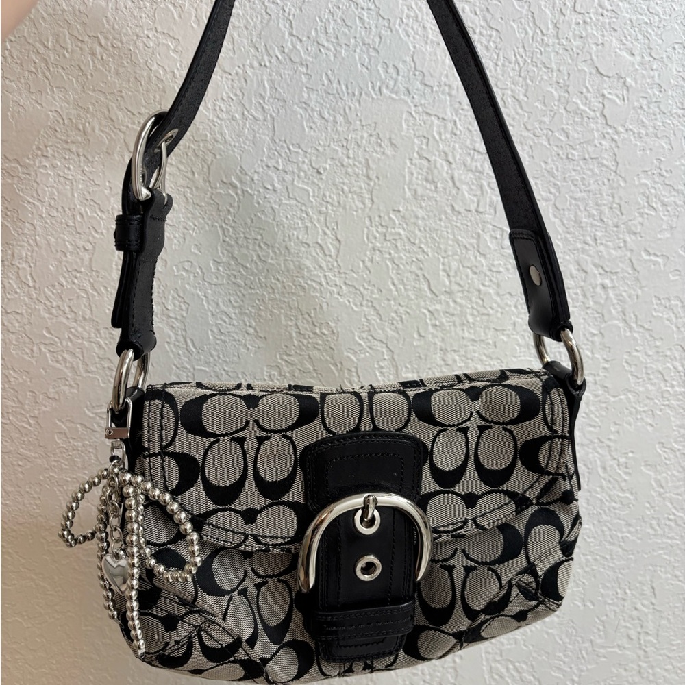 Coach Mini Signature SoHo in Black